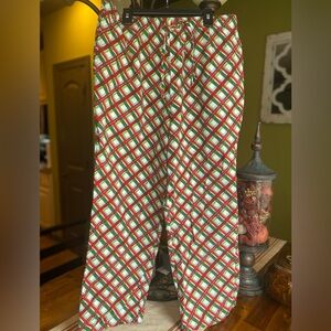 EUC Hallmark Channel Plaid Lounge Pants